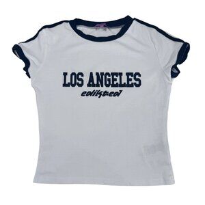 Edikted los angeles ringer tee size S rave festival cutesy trendy sporty spice